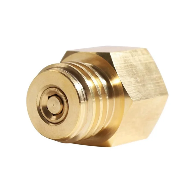 BAAO-Soda CO2 Gas Converter Adapter For Sodastream Tr21-4 Female To Tr21-3 Male Thread Quooker Cube Tank Output Copper