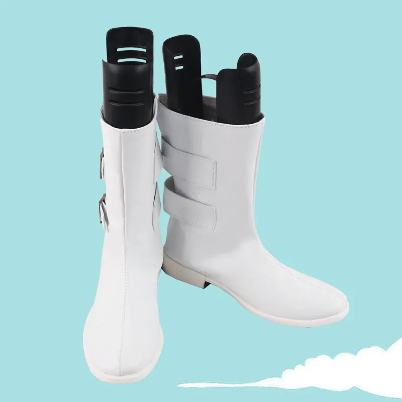 Tokyo vengeance Sano Manjiro Mikey Cosplay chaussures bottes Anime Halloween fête accessoires bottes blanches