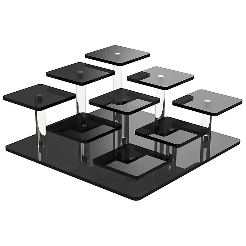 Transparent Acrylic Display Rack for Figurines Plush Toys Blind Boxes Cake And Dessert Storage Shelf Organizer by Bubble Mart