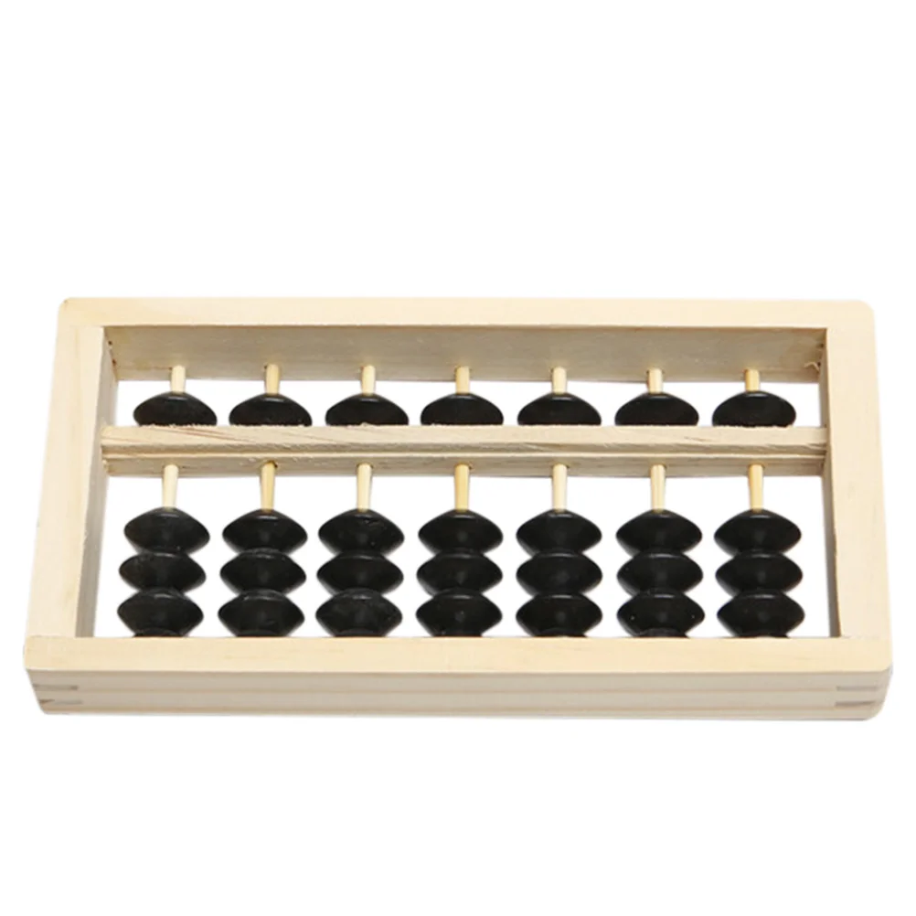 

Abacus Photo Prop Small Wooden Ornament Calculator Calculating Tool Child for Kids