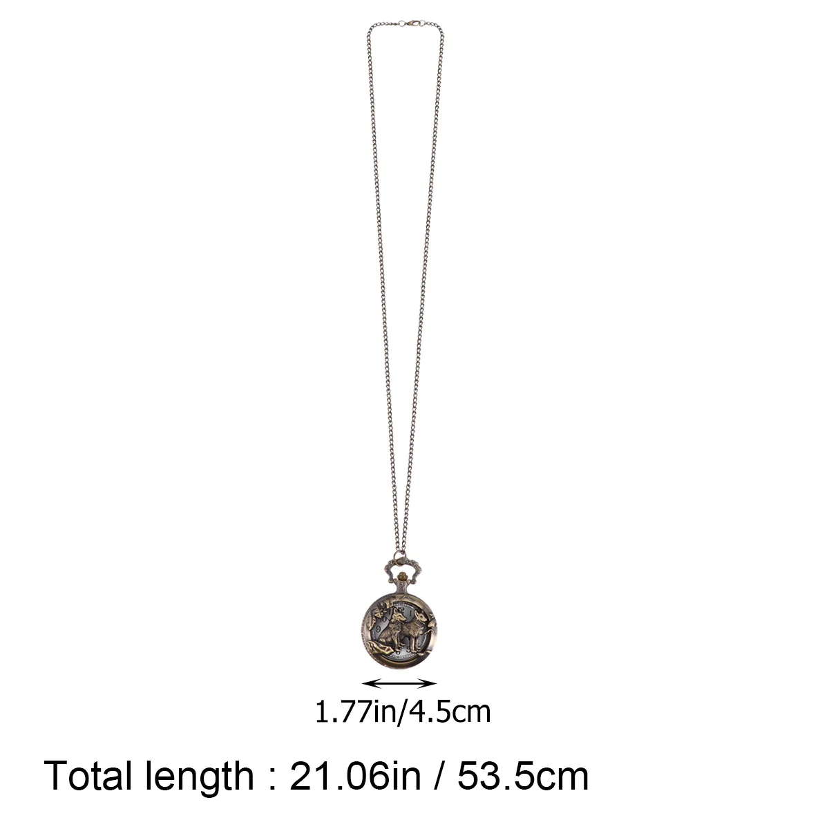 1Pcs Classic Dog Pattern Pocket Watch Hollow Design Exquisite Detail Durable Quartz Timepiece Stylish Gift Classic Pocket Watch