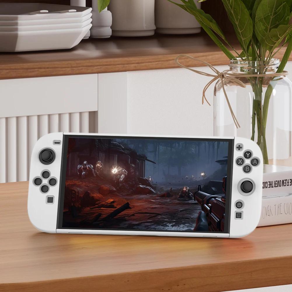 حافظة من البولي يوريثان لوحدة التحكم Switch 2، غطاء مقبض مريح، غطاء حماية مقاوم للصدمات، غطاء جلدي مضاد للانزلاق، ملحقات الألعاب