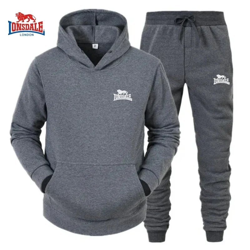 Besticktes Kamel-Hoodie-Set für Herren und Damen im Frühjahr und Herbst, neues modisches und lässiges Outdoor-Sport-Jogging-Set