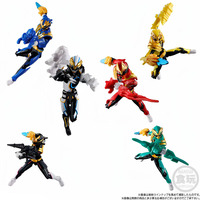 Bandai Genuine No.1 Sentai Gozyuger Shokugan Toys Gozyu Wolf Polar Anime Action Figure Model Decoration Creative Gifts