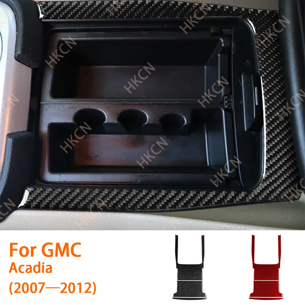

For GMC Acadia 2007—2012 Carbon Fiber Center Console Panel Decoration Car Accessories Interior Cover Trim Sticker Modification