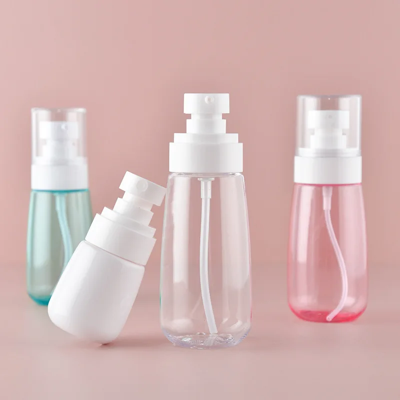 30/60/80/100ml Spray Lotion Bottle Perfume Sub-bottling PET Empty Makeup Liquid Aromatherapy Refillable Travel Portable