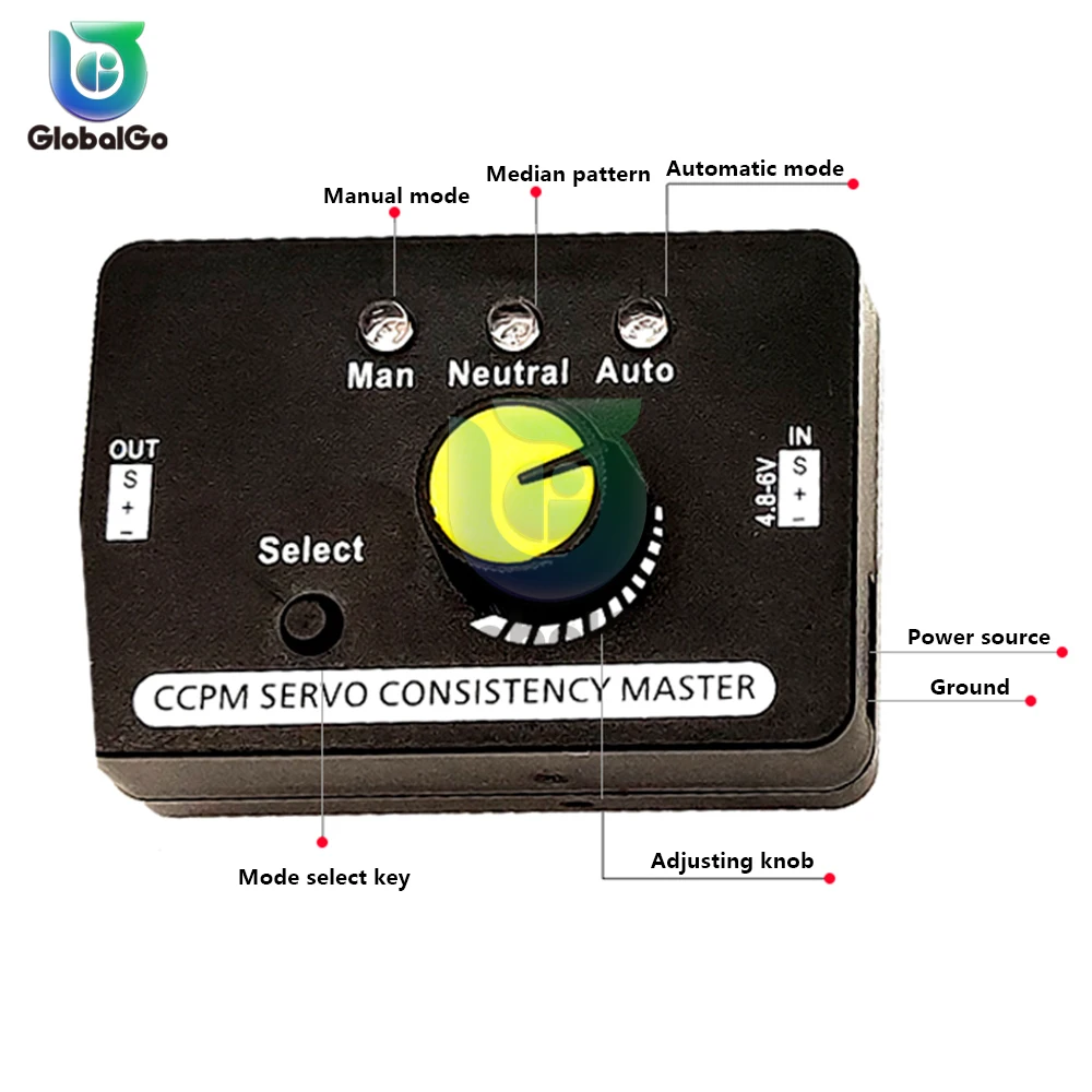 Multiservo probador 3CH ECS, control de velocidad de consistencia, canales de potencia, piezas de dron CCPM Master Checker RC