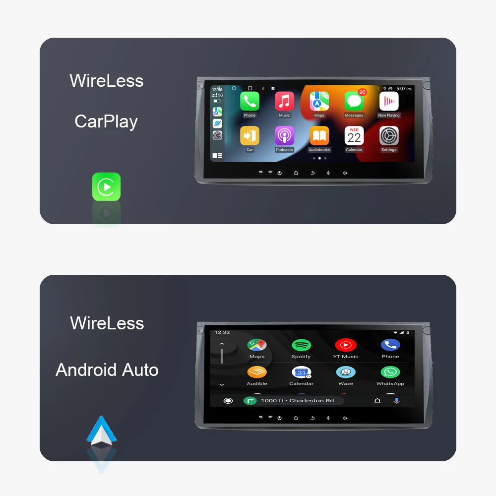 Carplay 10.25 Android 14.0 12GB + 256GB Car Player GPS WIFI Bluetooth navigation autoradio For BMW M5 E39 X5 E53 1995-2007