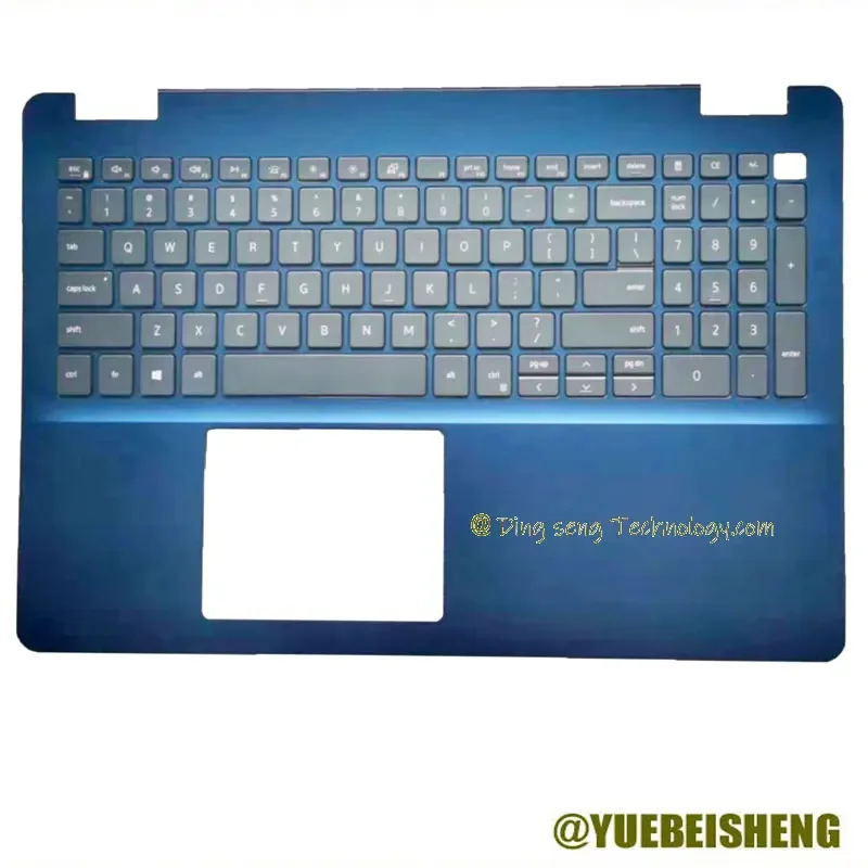 

YUEBEISHENG New/org for Dell inspiron 15 5000 5584 palmrest US keyboard upper cover Backlight 0227VH 227VH,BLUE