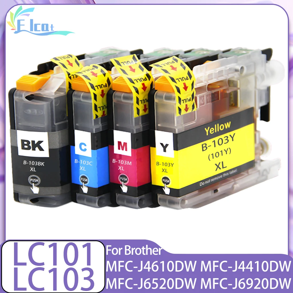 LC101 LC-101 LC103 LC-103 картридж, совместимый с принтером Brother MFC-J450DW MFC-J475DW MFCJ470DW J4310DW J4410DW 4510DW