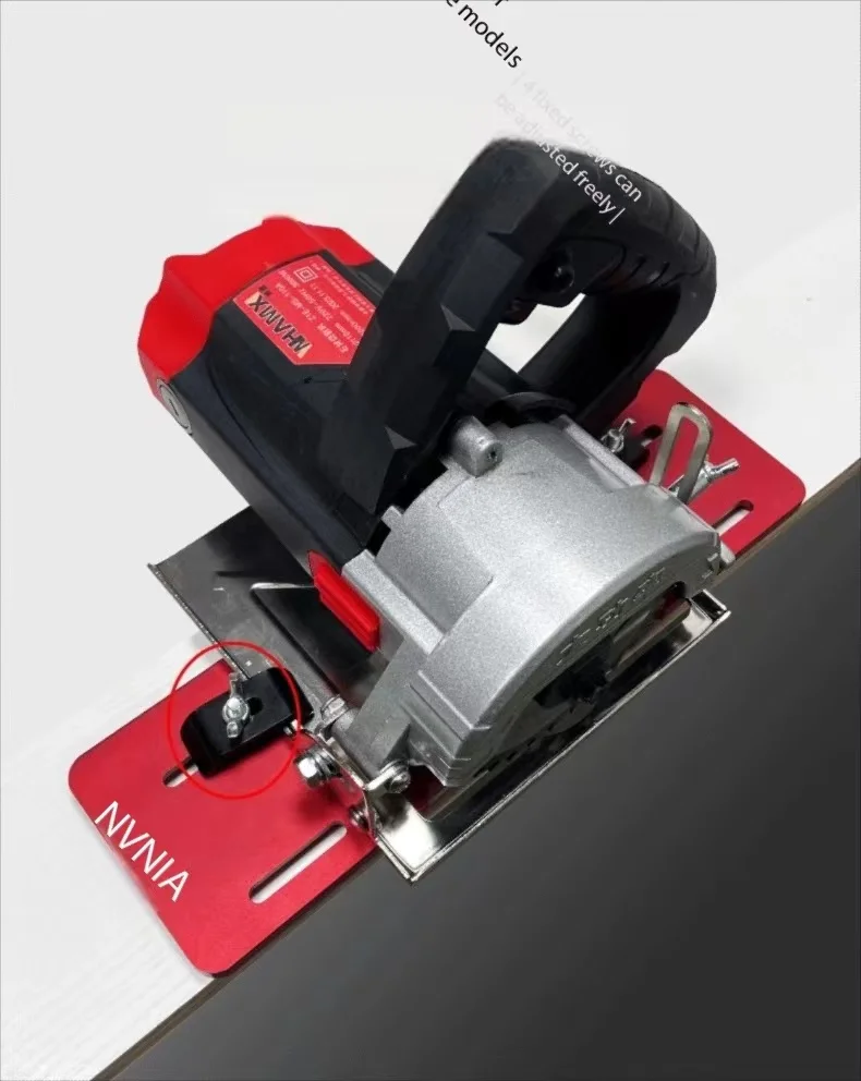 NUOVA Base per macchina da taglio Base in lega di alluminio Lavorazione del legno Macchina per marmo Punzonatrice Base per sega portatile Taglierina per tagliere