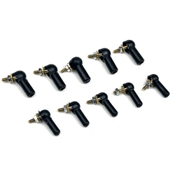 5PC M2 M3 Ball Joint 2mm 3mm Black Linkage Rod Ball Head Connector L16/17mm Rod End for DIY RC Gasoline Boat Servo Spare Parts