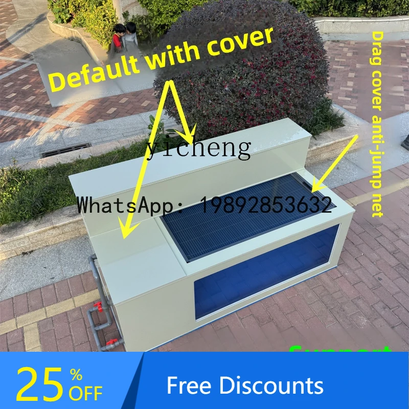 

ultra-white glass side filter fish tank light body fish tank filter water circulation system