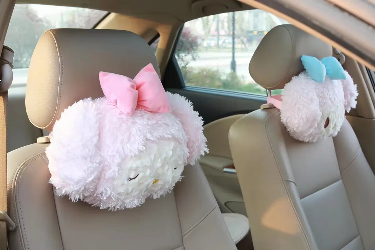 

Car Neck Pillow Memory Foam Protective Lumbar Back Support Breathable Car Headrest Cushion Relieve Stress Car Seat Pillow