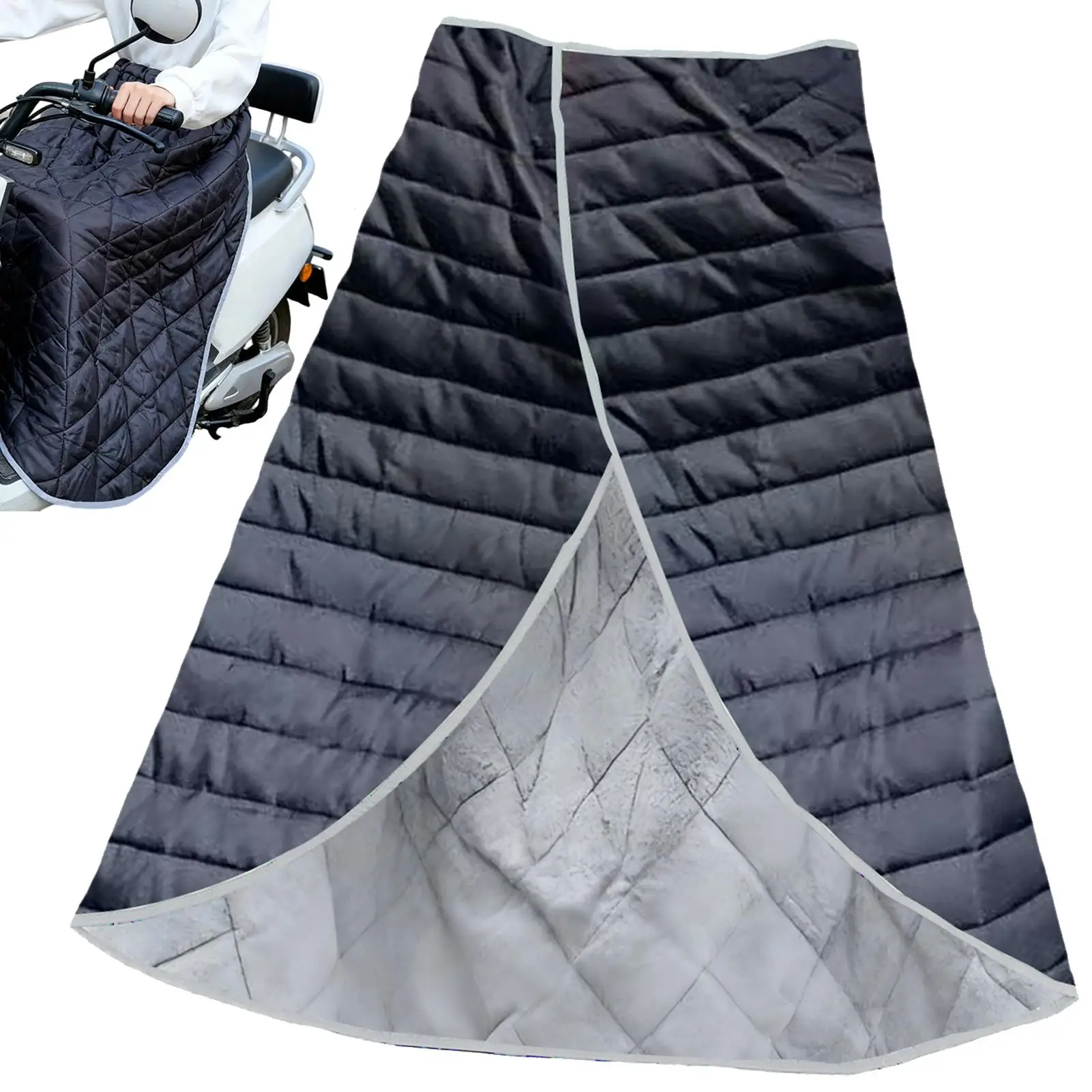 Windproof Leg Cover For Scooter Thickened Waterproof Moped Blanket Adults Riding Protection For Cold Weather, Men Women