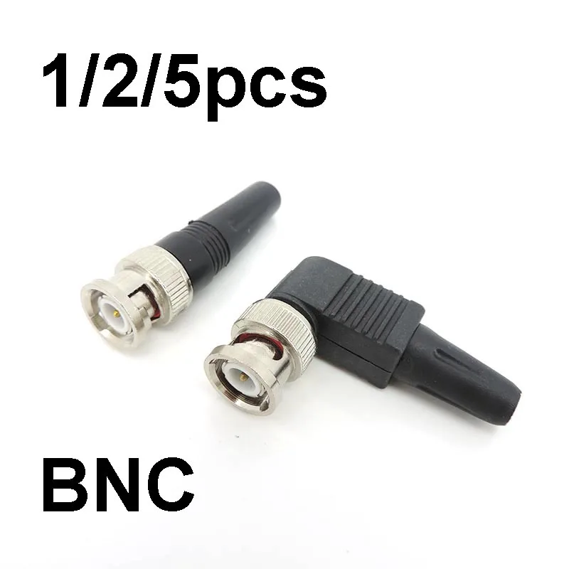 

BNC Connector BNC Male Plug Twist-on RF Coaxial RG59 Cable Plastic Tail Adapter for Surveillance CCTV Camera Video Audio