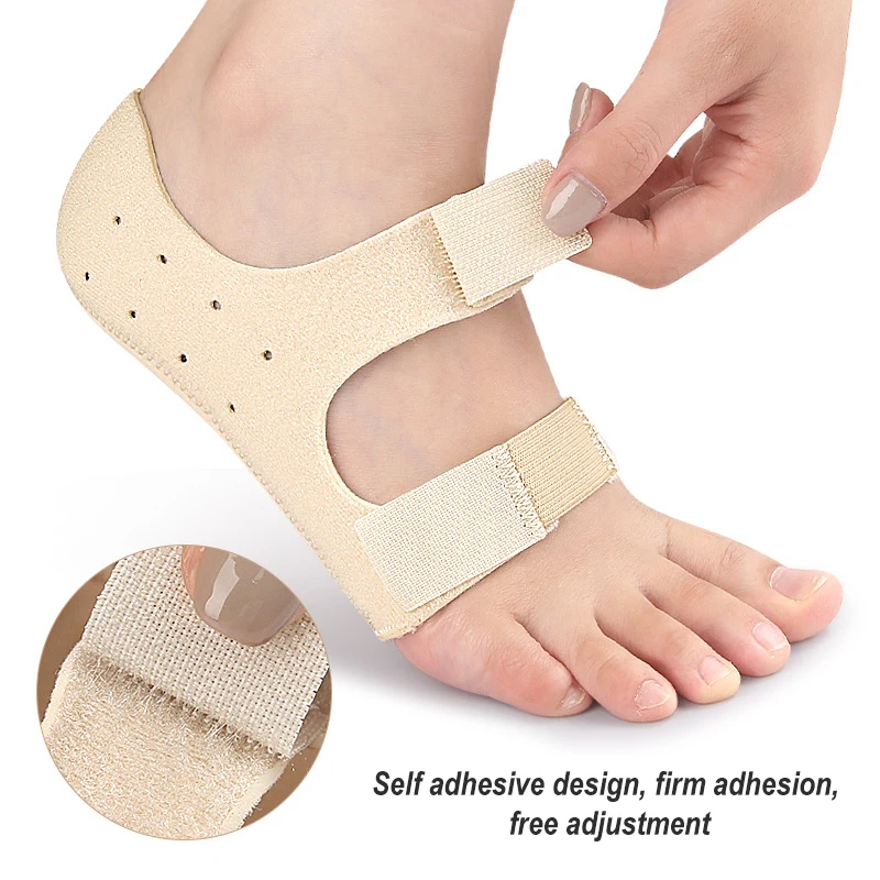 1Pair Relief Plantar Fasciitis Heel Protectors Shockproof  Achilles Tendonitis Heel Support Cushion Adjustable Heel Inserts Pads image 5