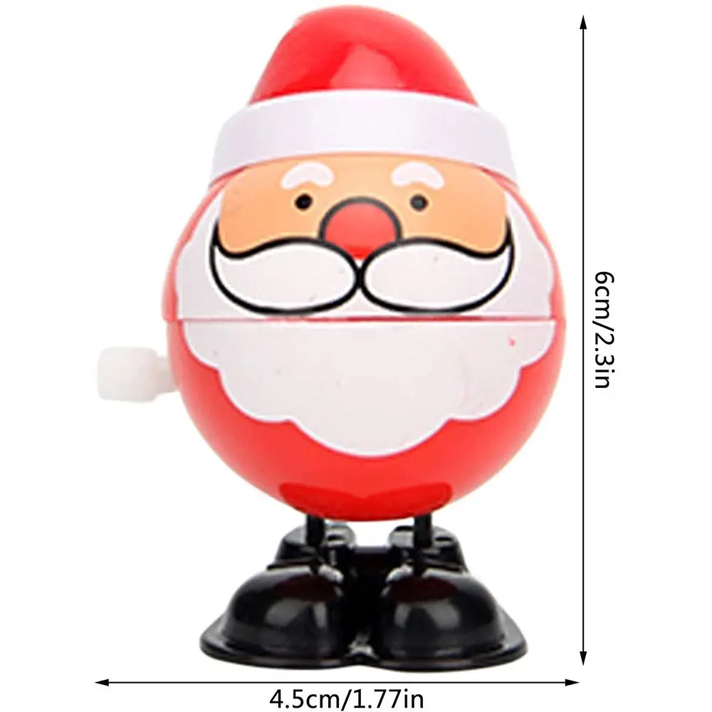 Feestartikelen Clockwork Bounce Toy Penguin Christmas Wind Up Toys Rendier Assortiment voor kinderen Jongens Meisjes Kerstman
