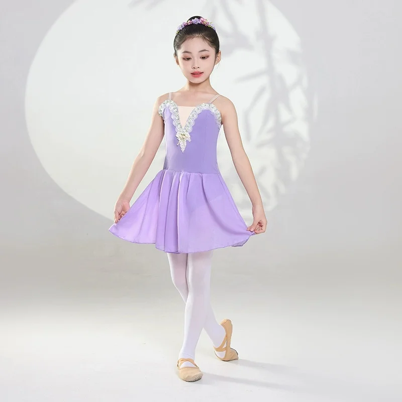 

Ballet Tutu Dress Girls Dance Clothes Professional Swan Lake Ballerina Dress Kids Modern Dance Party Ballet Costume Girls