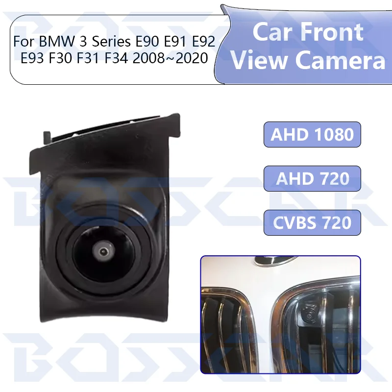 

Камера с логотипом спереди AHD, водонепроницаемая автомобильная камера с передней решеткой для BMW 3 серии E90 E91 E92 E93 F30 F31 F34 2008 ~ 2020