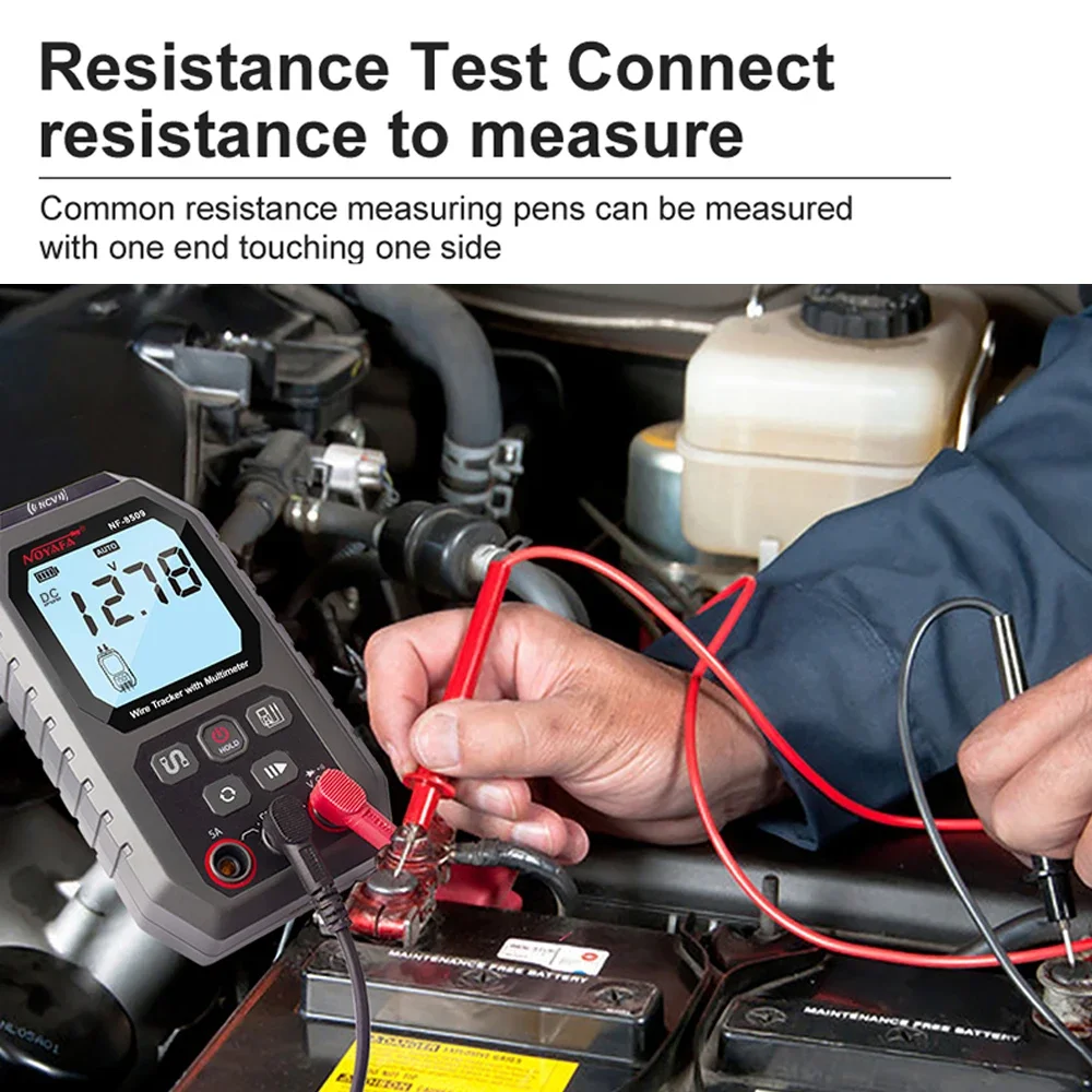 NF-8509 Two-in-One Multimeter Network Finder High Precision Digital Display Intelligent Burn-proof Universal Meter