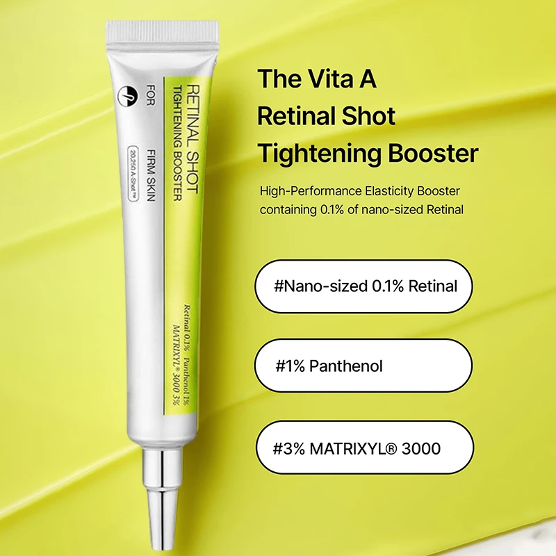 معزز لشد المسام من The Vita A Retinal Shot، والتجاعيد والخطوط الدقيقة، والجلد المقوى، لجميع أنواع البشرة