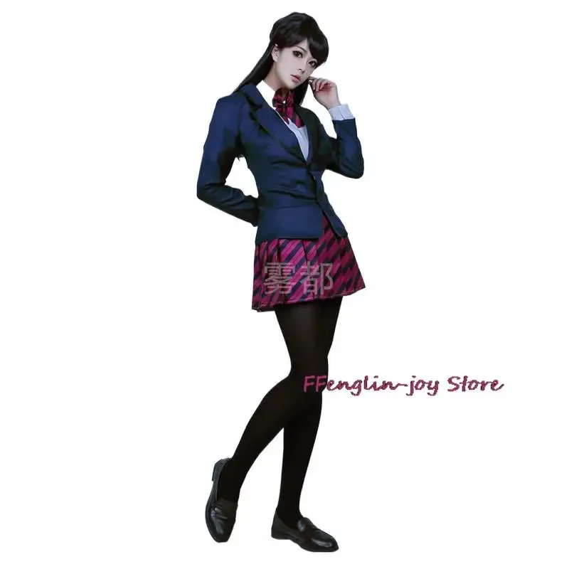 

Аниме Komi Can't Communicate Shouko Komi Косплей Костюм для девочек Школьная форма Komi san wa Comyushou desu костюмы парик