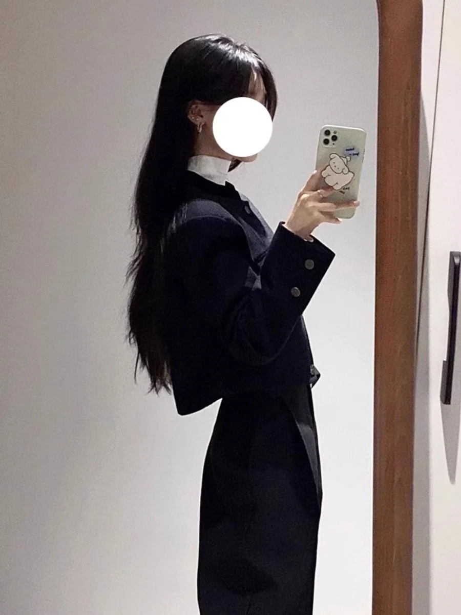 

Rich Girl Autumn Winter Cotton Suit Set Women's Fashion Outerwear High-End Sensation Small Fragrance Style Two-Piece Ensemble