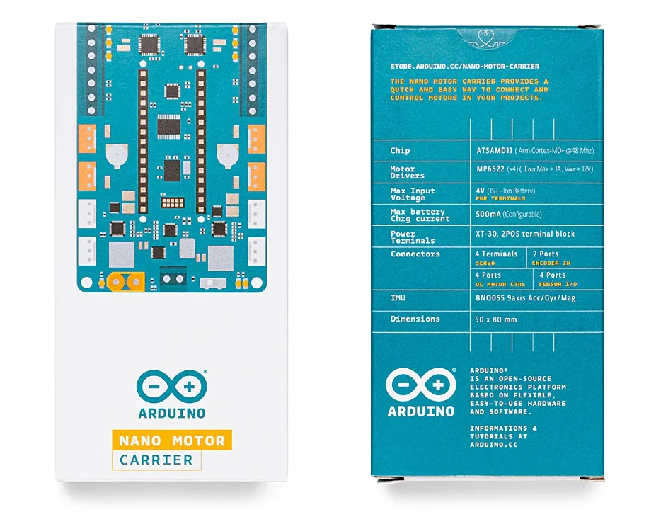 Контроллер платы расширения ARDUINO Nano Motor Carrier ABX00041