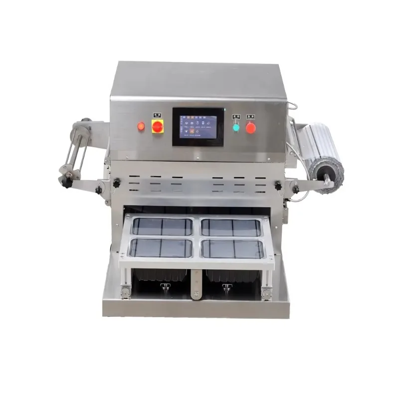 

WANHE Промышленная модифицированная атмосферная упаковочная машина для пищевых продуктов с вакуумной машиной для запечатывания азота заподлицо