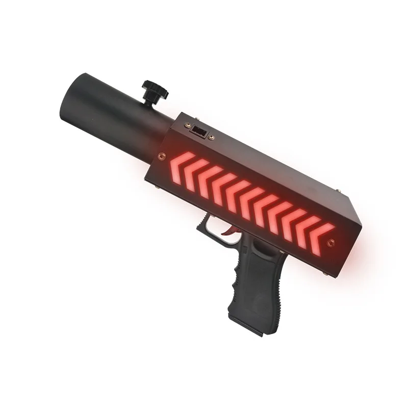 Pistola de confeti eléctrica Sunart para fiestas, bodas, discotecas, barras, batería recargable, máquina de efectos de escenario