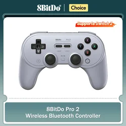 8Bitdo Pro 2 Bluetooth Controller Wireless Gamepad For Nintendo Switch / Switch 2 PC macOS Android Steam Raspberry Pi