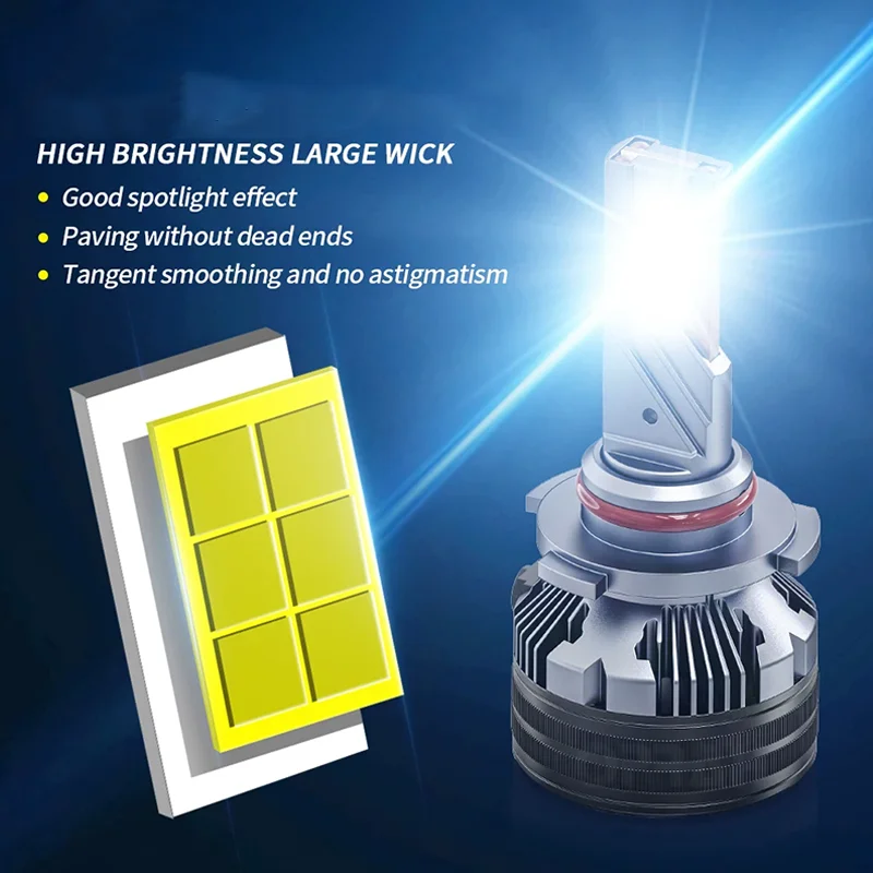 H4 LED 200W 140000LM H7 H4 H11 H1 HB3 9005 9006 HB4 3570 CSP Chips Bulbs Canbus No Error Fog Lamp Car Lights 12V White 6000K