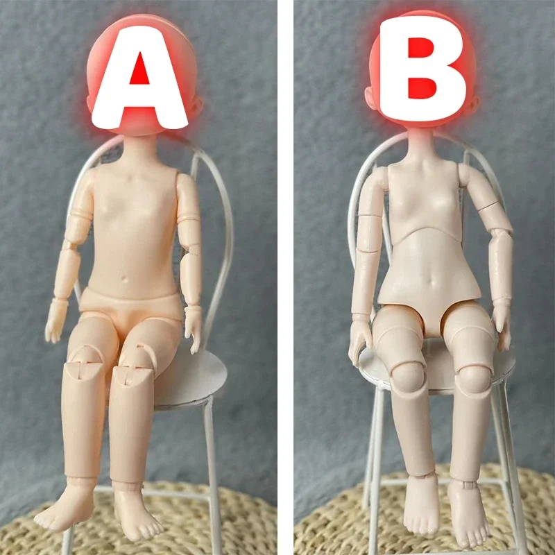 Anime Doll Handmade Makeup Anime Face 30cm Doll 1/6 BJD Doll Different Straight Hair Short Hair Eyes Optional, Dolls for Girls