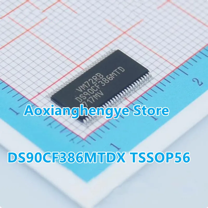 1PCS DS90CF386MTDX TSSOP56 3.3-V LVDS Receiver 24-Bit Or 18-Bit Flat Panel Display (FPD) Link, 85 MHz