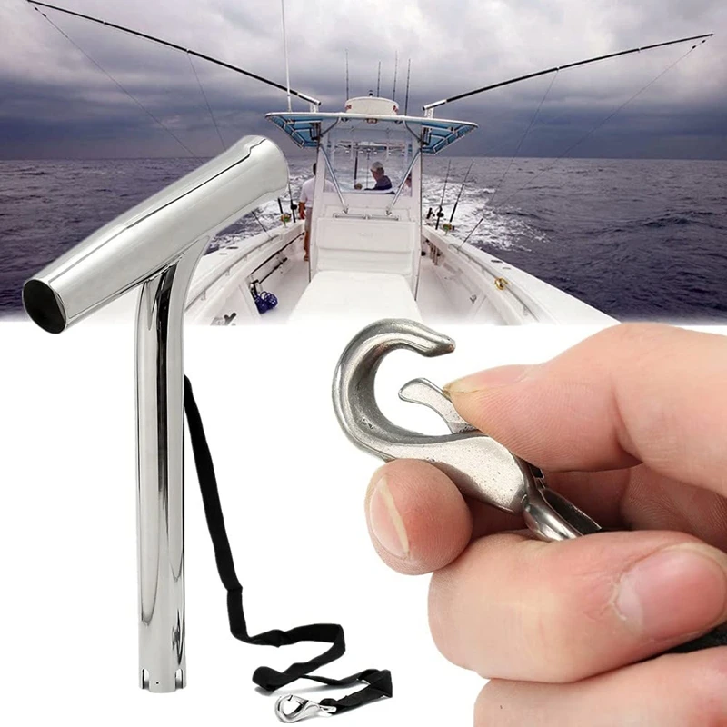 Fishing Nets 316 Stainless Steel Fishing Rod Pod Holder Rack Outrigger For Marine Yacht Boat Fishing Marine Accessories