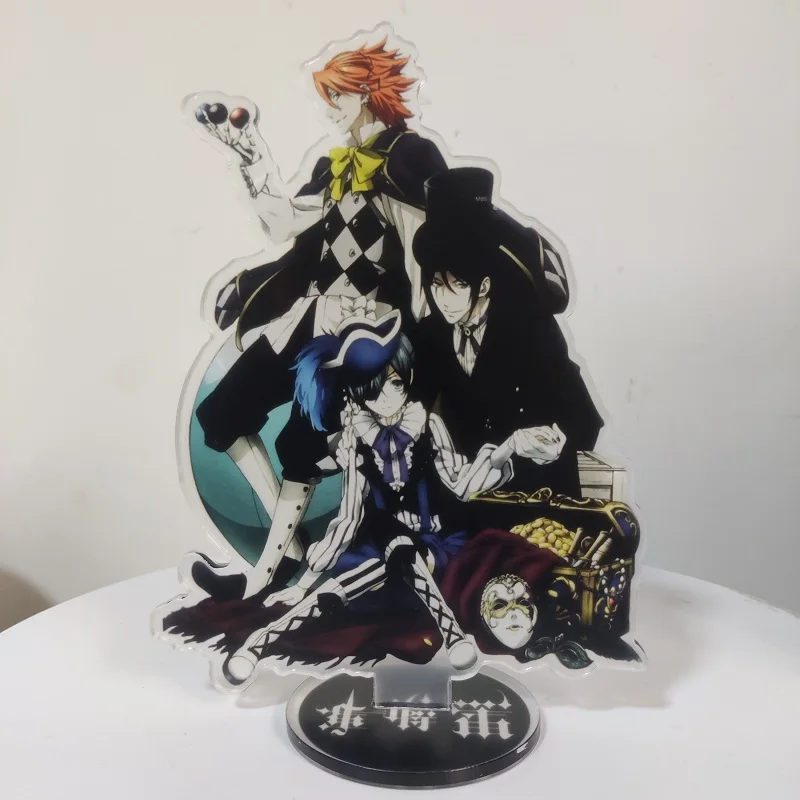 Japan Anime Black Butler Figure Cosplay Acrylic Double-Sided Stands Model Creative Design Desk Decoration Fans Collection Gift