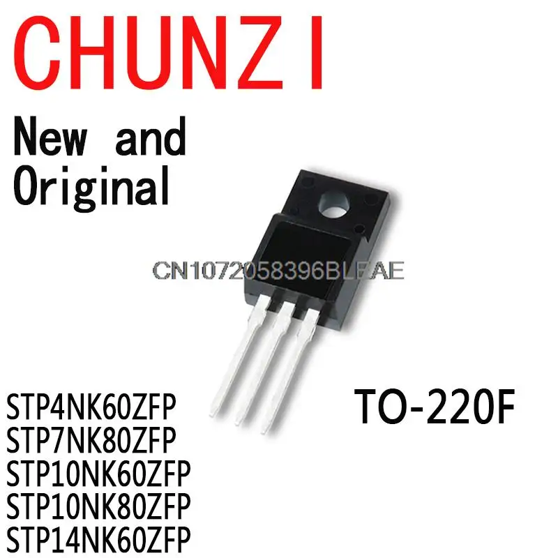 10PCS TO-220F 4NK60ZFP 7NK80ZFP 10NK60ZFP 10NK80ZFP 14NK60ZFP  STP4NK60ZFP STP7NK80ZFP STP10NK60ZFP STP10NK80ZFP   STP14NK60ZFP