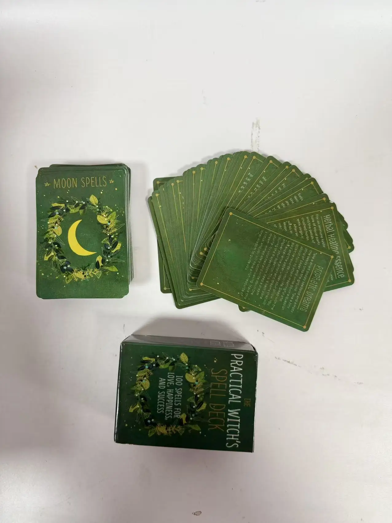 بطاقات انتشار Love Spell DeckTarot Practical Witch's Love، 100 نجاة للحب والسعادة والنجاح