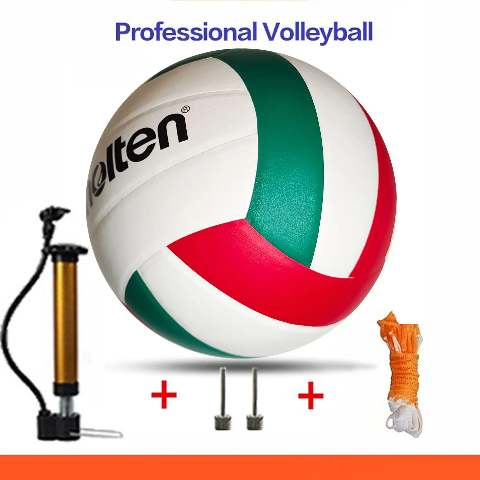 Professional volleyball, Beach volleyball, PU durable volleyball, choose pump + needle + net bag