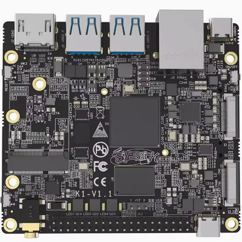 Bit-Brick K1,SpacemiT Key Stone K1, ontwikkelbord spacemiT 8-core RISC-V AI CPU Full Open Source