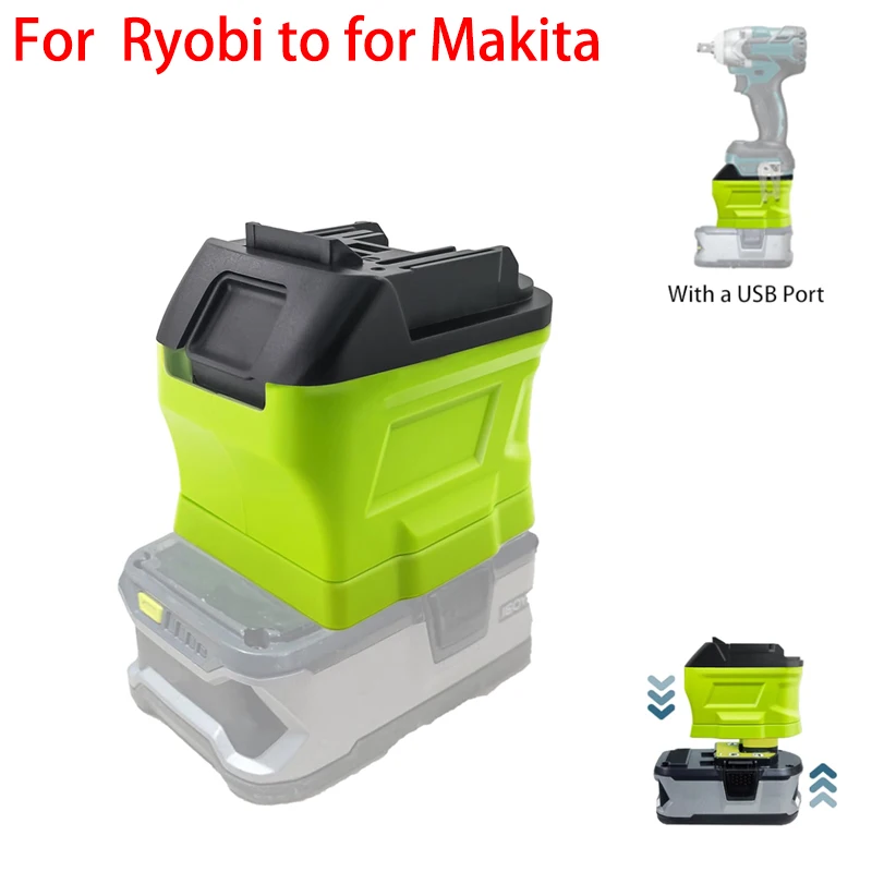 

Battery Adapter Converter for Ryobi 18V Li-ion Battery for Makita/18V Cordless Power Tool Drill Tool Accessories