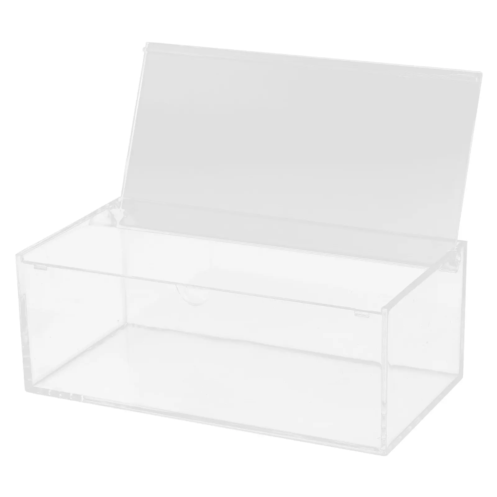 Transparent Dryer Sheet Container Clear Acrylic Box with Lid Laundry Room Organizer Large Capacity Storage Holder view 2