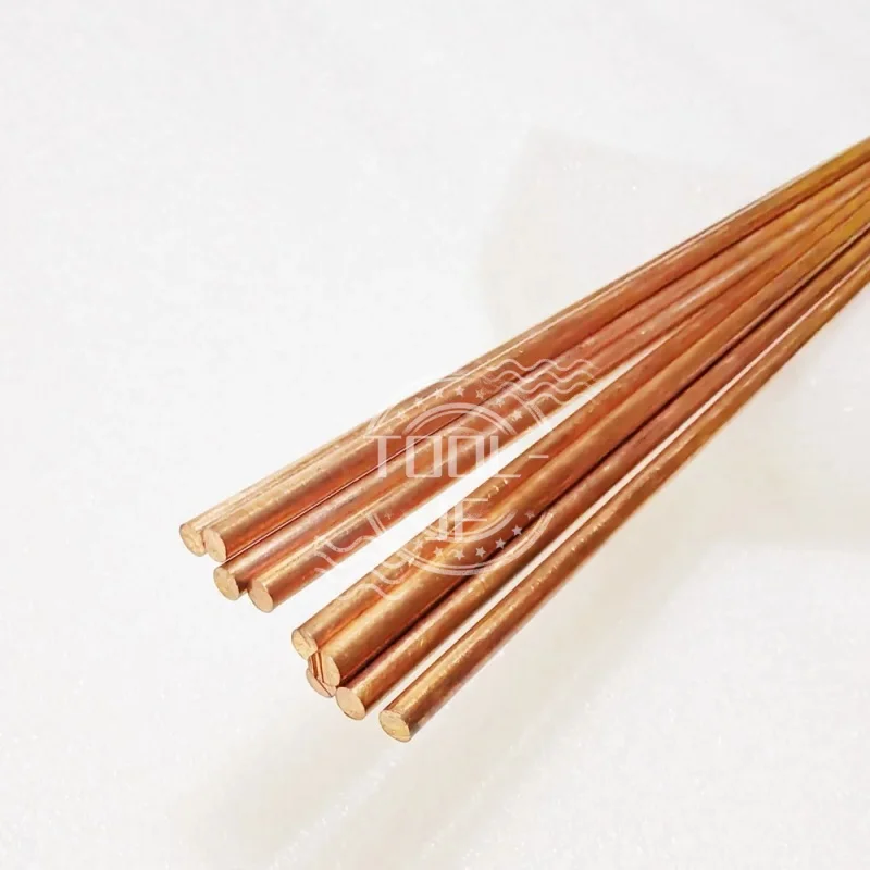 

Length 500mm T2 Copper Bar - DIY Metal Solid Round Rods Dia 1-15mm Red Copper Electrolytic Rod