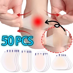 Patchs adhésifs pour les pieds en gel souple pour talons hauts, bandage d'ampoule de talon, autocollants hydrocolloïdaux pour chaussures, soins des pieds en plâtre, instituts oto, 5-50 pièces