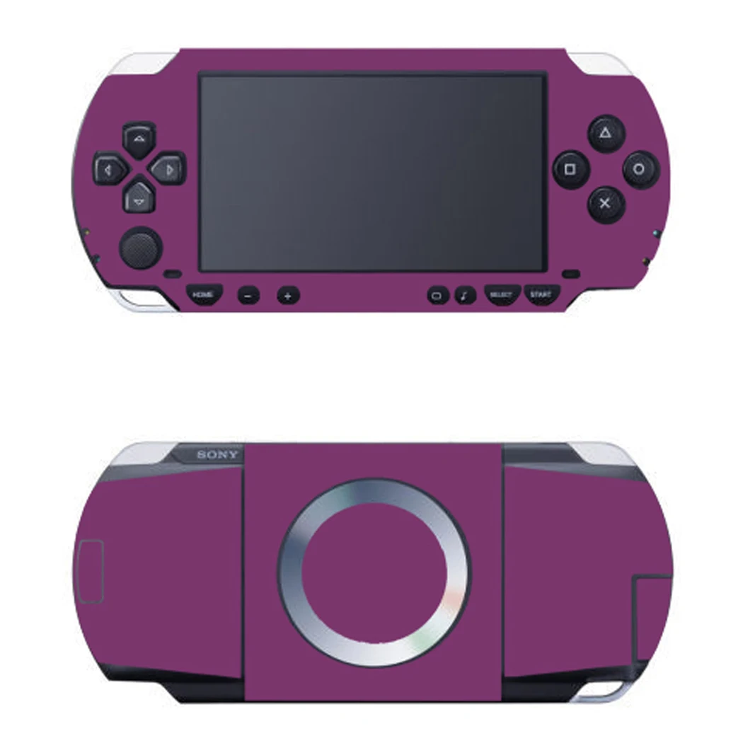 10 ملصقات لاصقة من الفينيل بلون نقي ونظيف لحماية الجلد من سوني PSP 1000 ملصقات جلود PSP1000