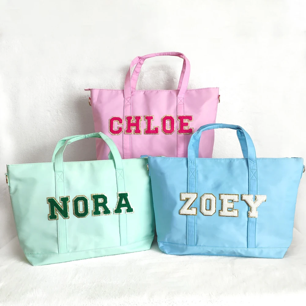 

Mahjong Tote Bag Large Capacity Women's Shoulder Bags Travel Beach Bag Weekend Handbags Nylon Tote Bag Ladies Shopping Bag