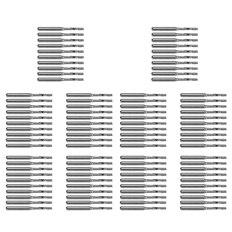 

ABUH-100 PCS 2Mm X 15Mm Carbide Single Flute End Mill Router Bit For Engraving Machine