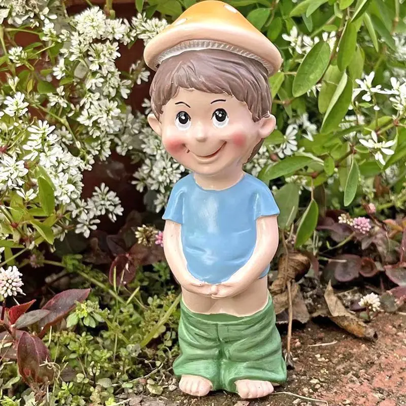 

Boys Resin Urinary Doll Home Balcony Decoration Outdoor Courtyard Fun Decoration Personalized Micro Landscape Creation