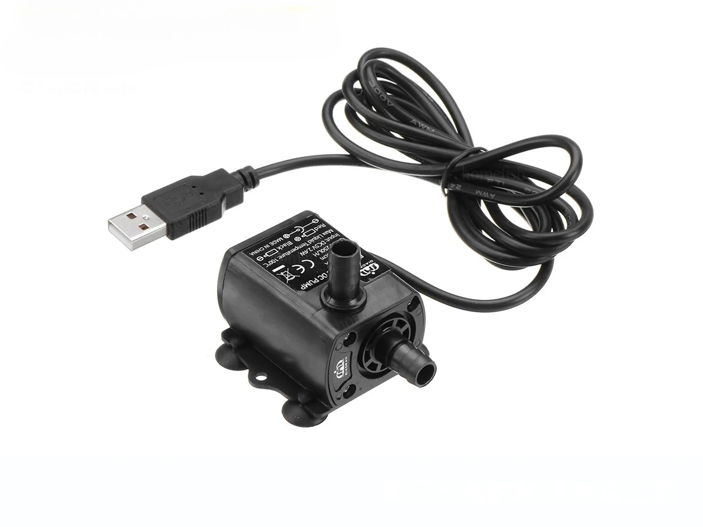 

USB DC5V 4,8 Вт ультра-тихий мини-бесщеточный водяной насос водонепроницаемый погружной фонтан аквариум циркулирующий 300 л/ч подъем 300 см